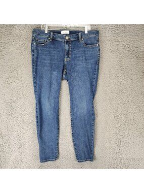 Lane Bryant Jeans Womens 20 Blue Stretch Denim Skinny *Read*